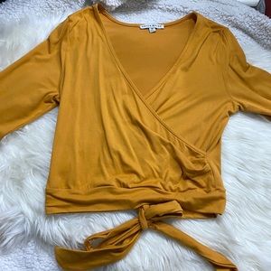 yellow long sleeve